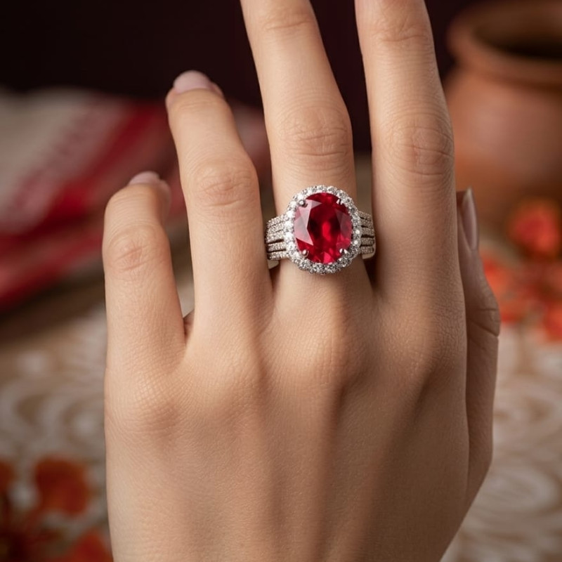 Diamond Ladies Ring