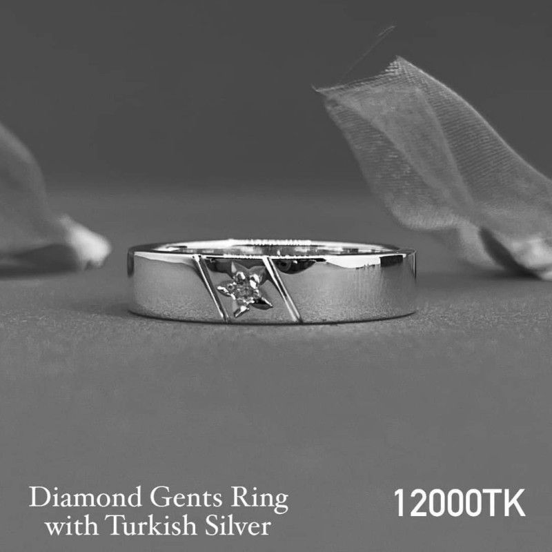 Diamond Silver Ring