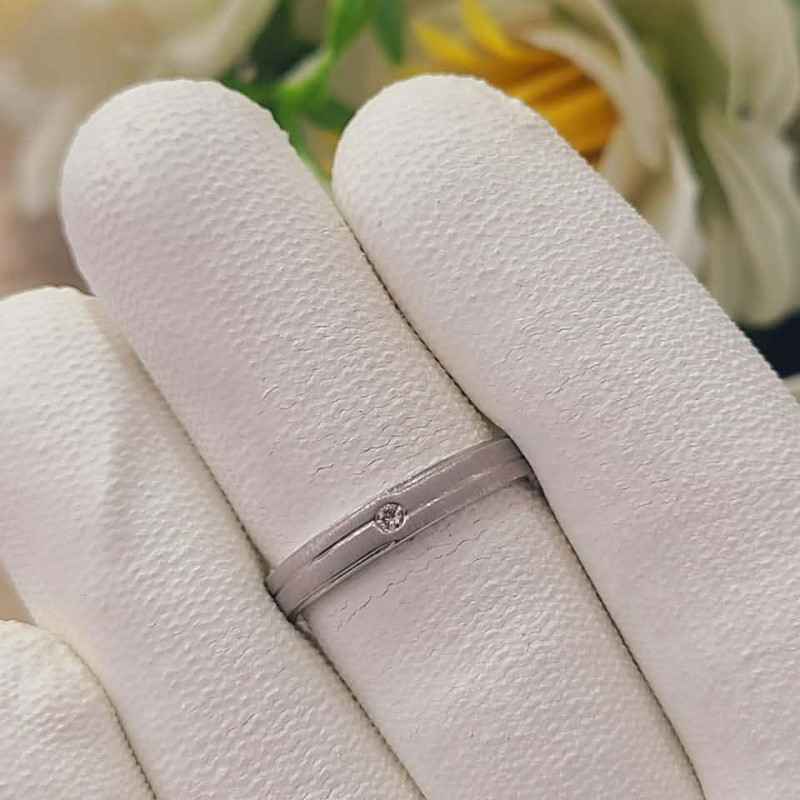 Diamond Platinum Ring