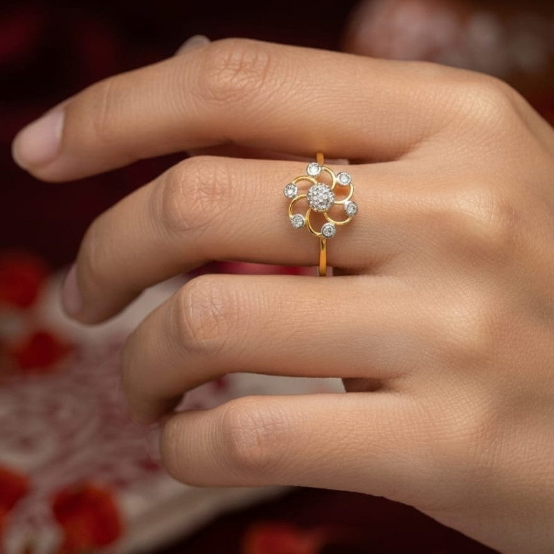 Diamond Ladies Ring