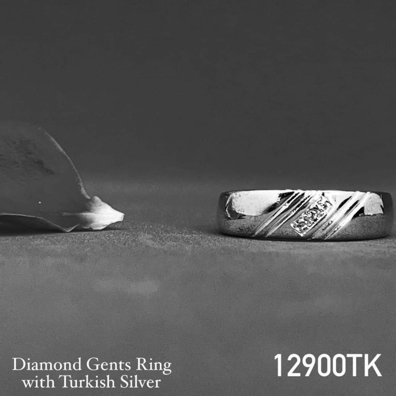 Diamond Silver Ring