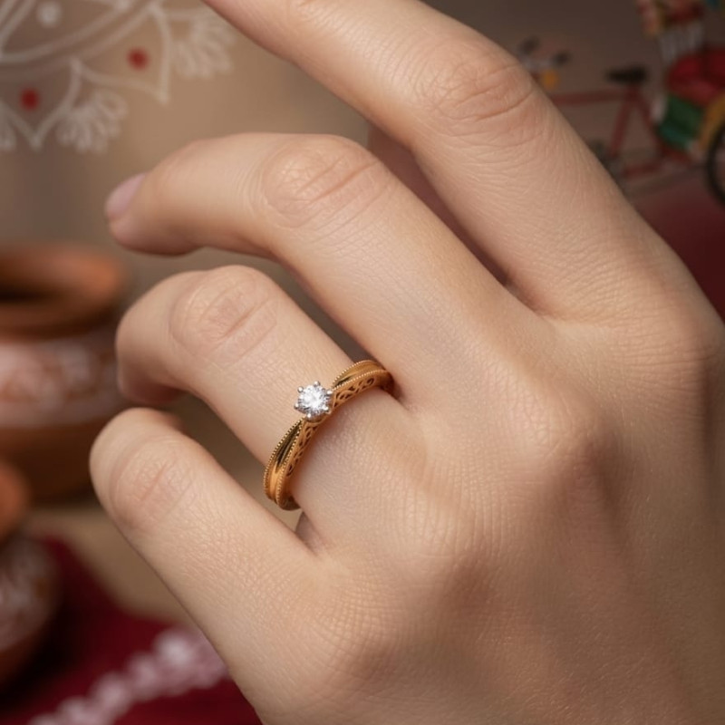 Diamond Ladies Ring